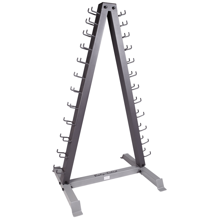 BODY SOLID 12 PAIR VERTICAL DUMBBELL RACK